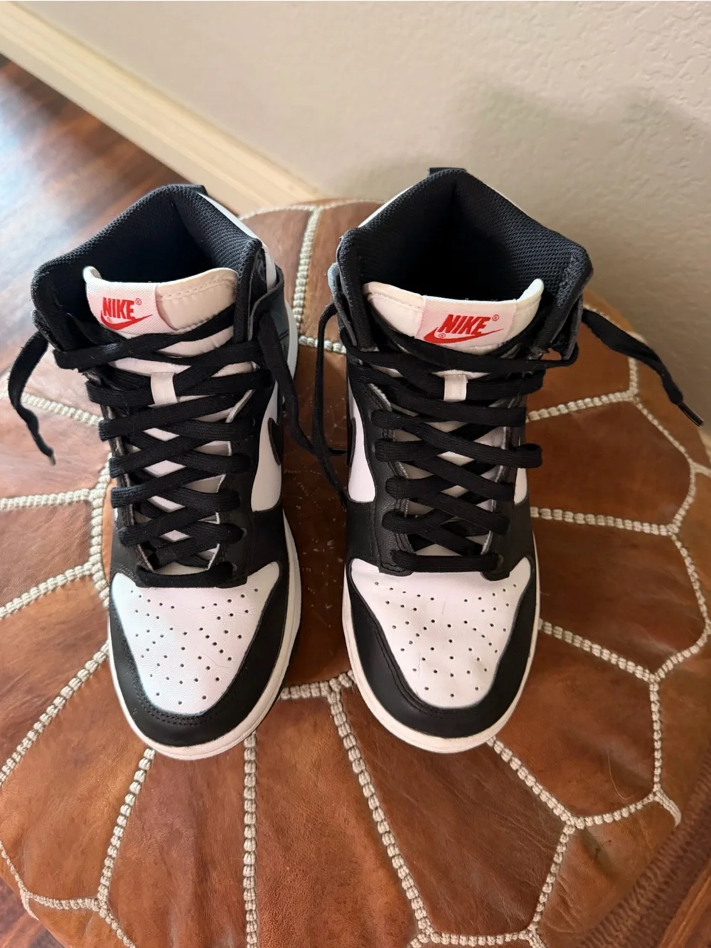 Nike Black & White High-Top Sneakers